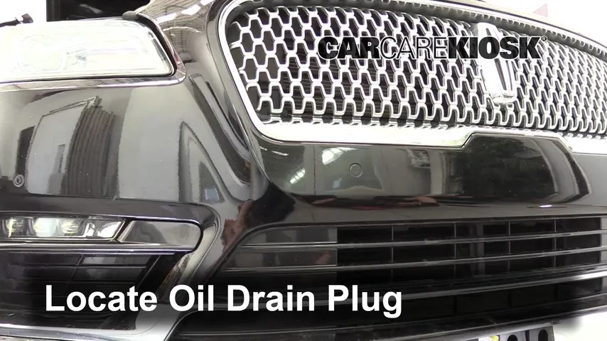 2017 Lincoln Continental Select 3.7L V6 Huile Changer l'huile et le filtre à huile